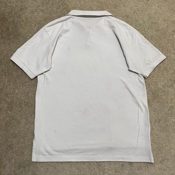 Polo Ralph Lauren Solid White Polo Shirt Medium - Picture 2 of 7